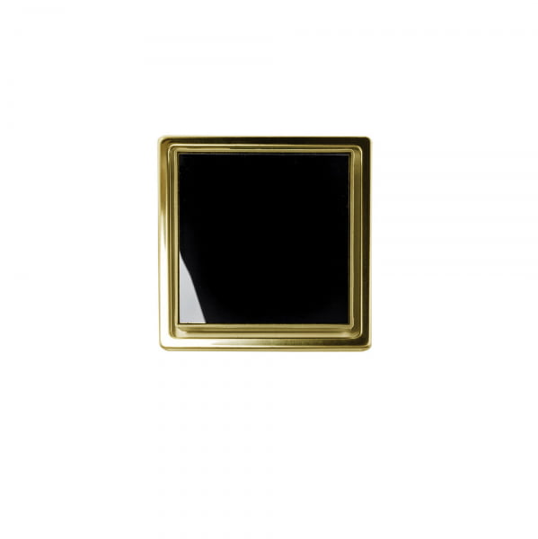 Confluo Standard 15Х15 Black Glass 2 Gold