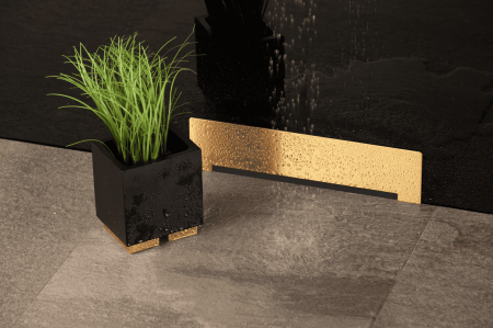 Confluo Wall Drain Gold