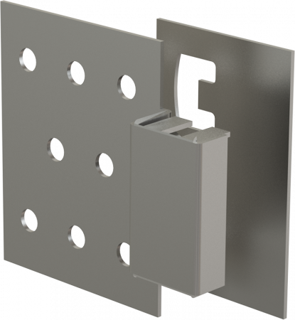 Mагнит BASIC для ванны на дверцу (под плитку), вертикально-выдвижной, арт. AVD005