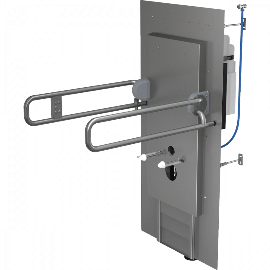 Скрытая система инсталляции для сухой установки (для гипсокартона) регулируемая по высоте – для людей с ограниченными физическими возможностями, AM101