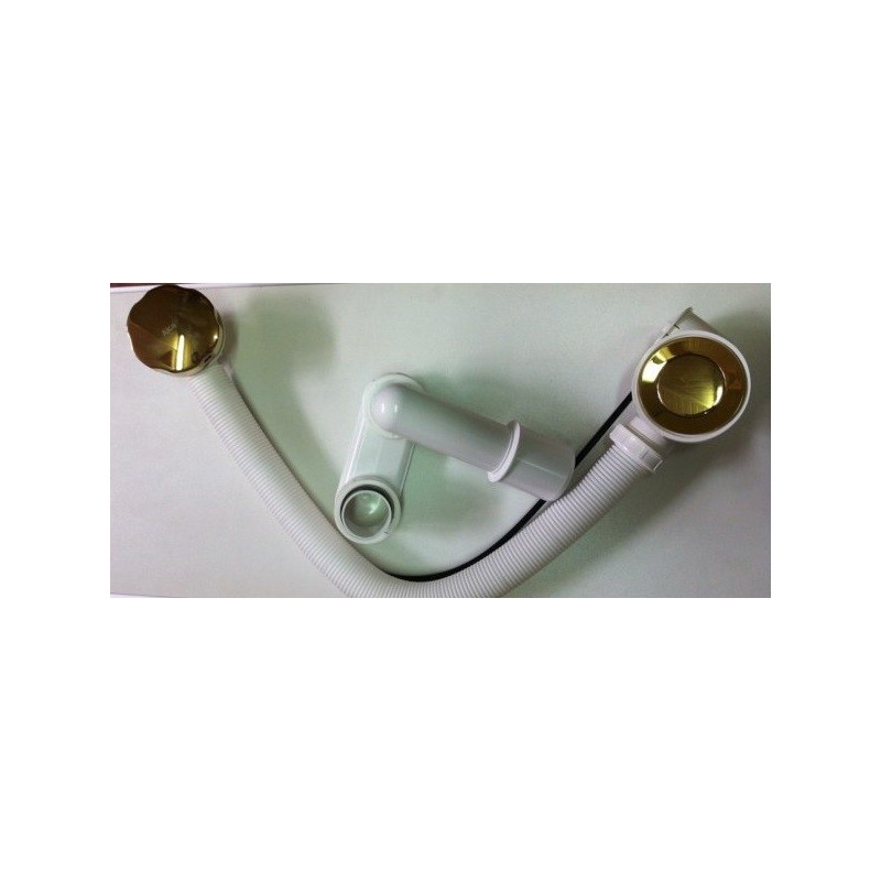 Сифон для ванны Alcaplast A55 GOLD-1000, золото